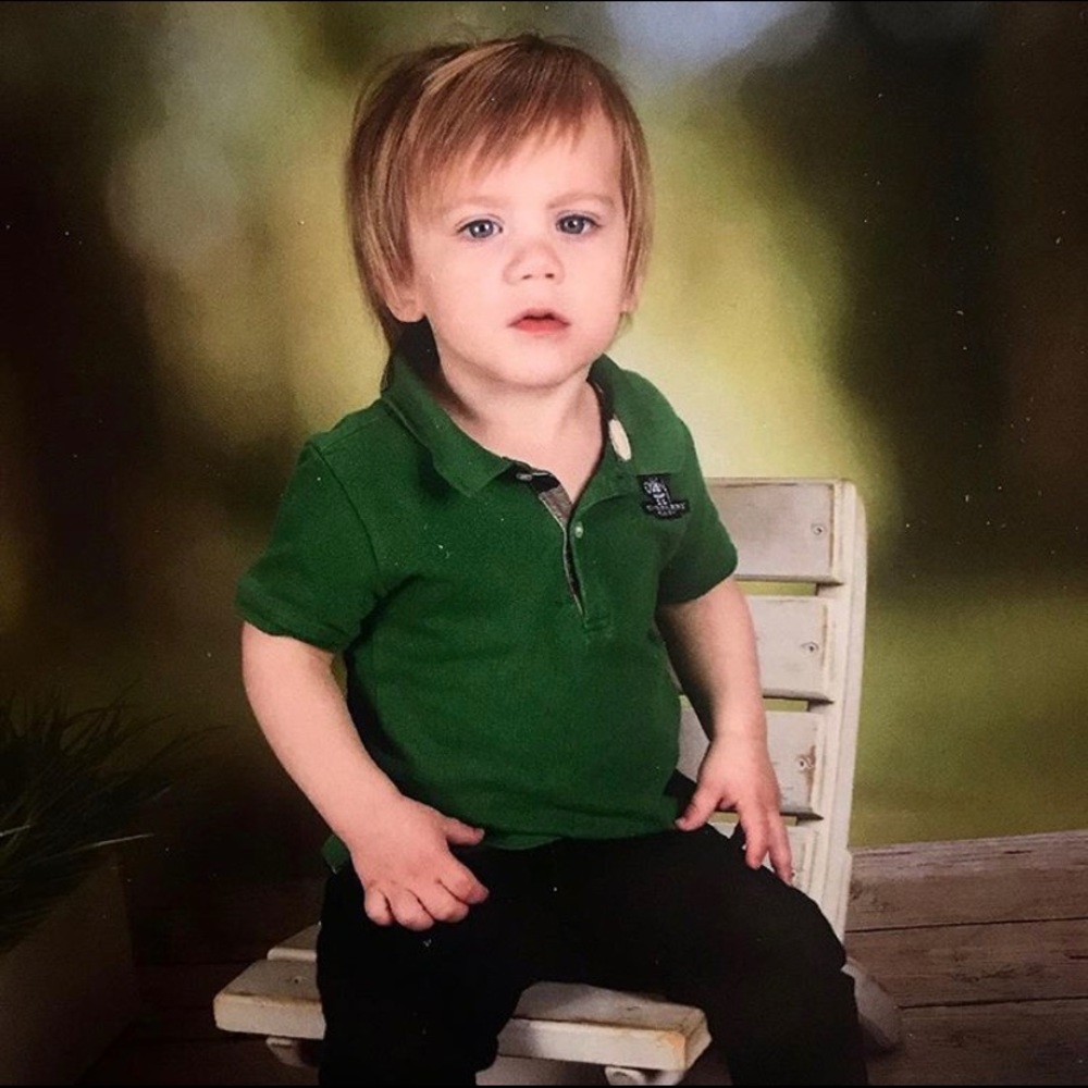 Authentic Burberry 3y green pique polo